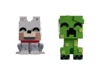 Minecraft Vinile Figures Wolf E Creeper Monitor Buddiez Youtooz