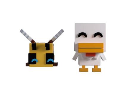 Minecraft Vinile Figures Bee E Chicken Monitor Buddiez Youtooz