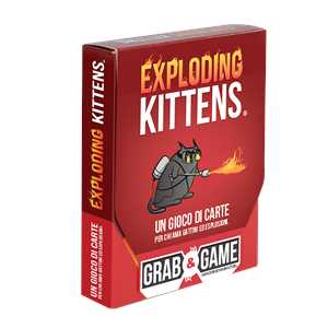 Giocattolo Exploding Kittens Grab & Game 2.0. Gioco da tavolo Asmodee