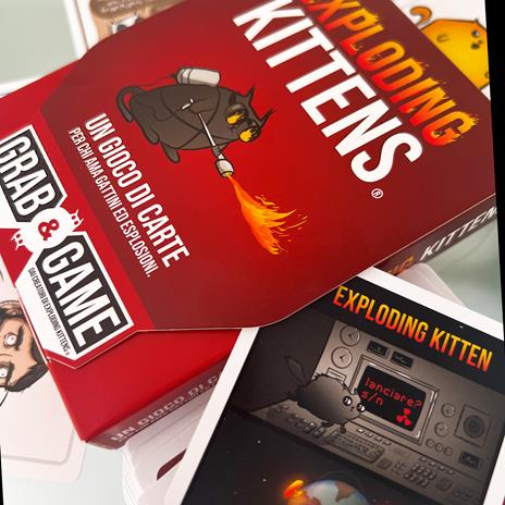 Exploding Kittens Grab & Game 2.0. Gioco da tavolo - 5