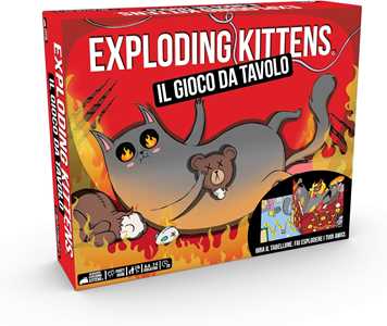 Giocattolo Exploding Kittens. Gioco da tavolo Asmodee