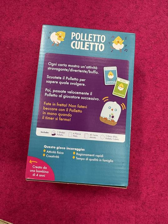 Polletto Culetto. Gioco da tavolo - 4