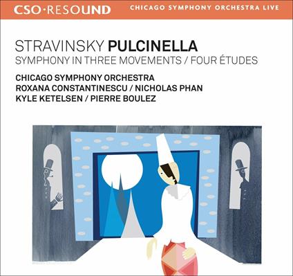 Pulcinella - Sinfonia in 3 movimenti - 4 Études - SuperAudio CD ibrido di Pierre Boulez,Igor Stravinsky,Chicago Symphony Orchestra