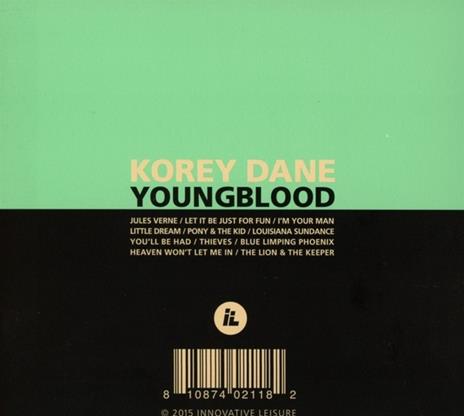 Youngblood - CD Audio di Korey Dane - 2