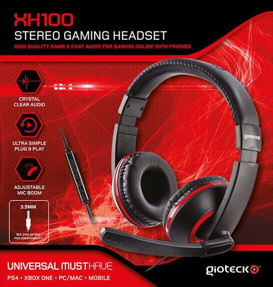 GIOTECK Cuffie Gaming Stereo XH-100 - 8