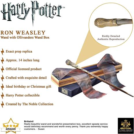 Harry Potter: Bacchetta Magica Deluxe di Ron Weasley - 4
