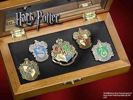 Harry Potter: Collezione 5 Spille Casate di Hogwarts