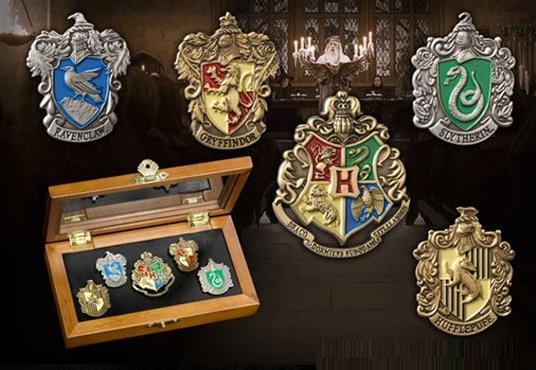 Harry Potter: Collezione 5 Spille Casate di Hogwarts - 3