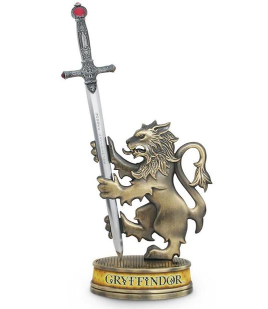 Harry Potter. Tagliacarte con Supporto Statuetta Grifondoro