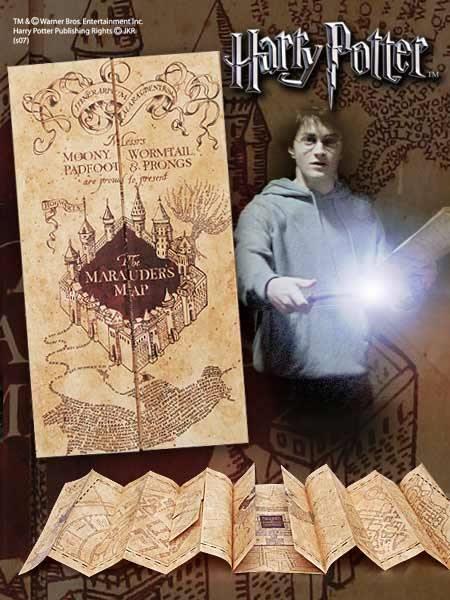 Acquista Harry Potter - Mappa del Malandrino - dimensioni reali 