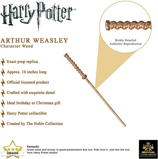 Harry Potter: Bacchetta Magica di Arthur Weasley - 4