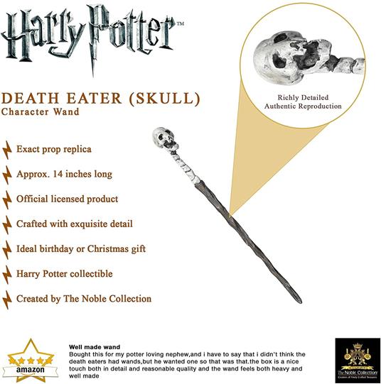 Harry Potter: Bacchetta Magica dei Mangiamorte (Teschio) - 4