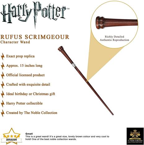 Harry Potter: Bacchetta Magica di Rufus Scrimgeour - 4