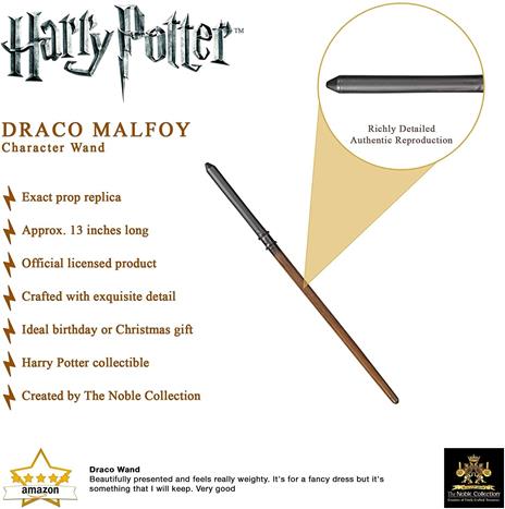 Harry Potter: Bacchetta Magica di Draco Malfoy - 4
