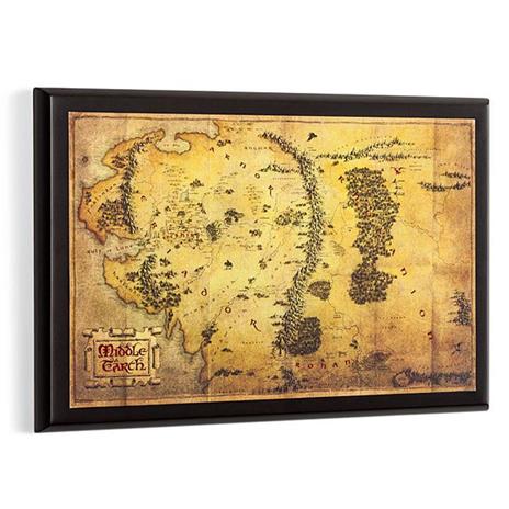 Il Signore degli Anelli: Mappa della Terra di Mezzo - Noble