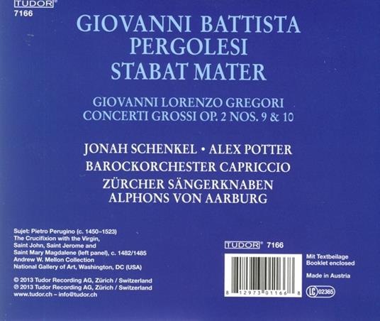 Stabat Mater - CD Audio di Giovanni Battista Pergolesi - 2
