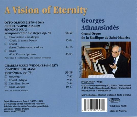 Symphonie Romane Op.73 - CD Audio di Charles-Marie Widor - 2