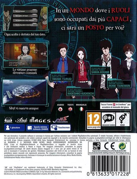 Psycho-Pass: Mandatory Happiness - PS Vita - 3