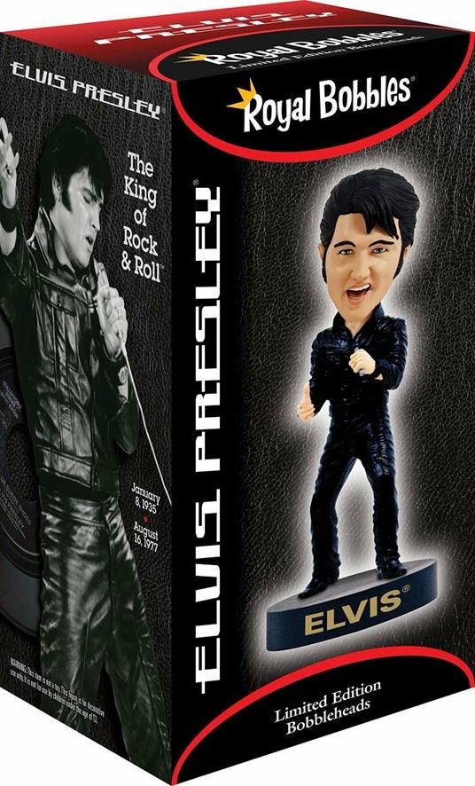 Elvis Presley Black Leather '68 Comeback Special Headknocker