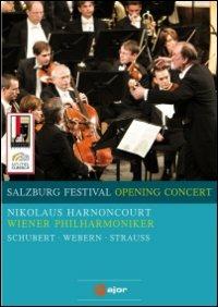 Salzburg Opening Concert 2009 (DVD) - DVD di Franz Schubert,Anton Webern,Josef Strauss,Nikolaus Harnoncourt,Wiener Philharmoniker