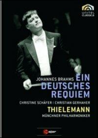 Johannes Brahms. Ein Deutsches Requiem (DVD) - DVD di Johannes Brahms,Christian Thielemann
