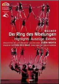 Richard Wagner. Der Ring des Nibelungen. Highlights (DVD) - DVD di Richard Wagner,Zubin Mehta