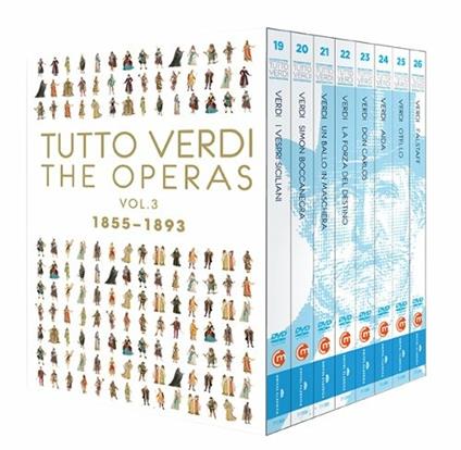 Tutto Verdi. Le opere. Vol. 3 (1855-1893) (11 DVD) - DVD di Giuseppe Verdi,Carlos Alvarez,Anna Caterina Antonacci,Aleksandrs Antonenko,Andrea Battistoni
