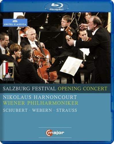 Salzburg Opening Concert 2009 (Blu-ray) - Blu-ray di Franz Schubert,Anton Webern,Josef Strauss,Nikolaus Harnoncourt,Wiener Philharmoniker