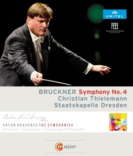 Sinfonia n.4 \Romantica\"" (Blu-ray) - Blu-ray di Anton Bruckner,Christian Thielemann,Staatskapelle Dresda