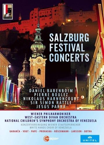 Salzburg Festival Concerts 2008-2011. El Sistema at the Salzburg Festival (6 DVD) - DVD di Pierre Boulez,Simon Rattle,Daniel Barenboim,Wiener Philharmoniker