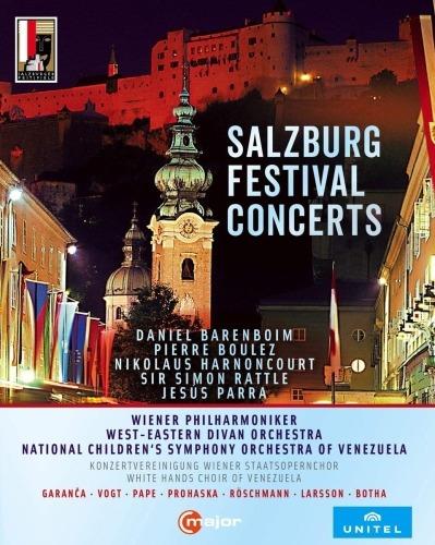 Salzburg Festival Concerts 2008-2011. El Sistema at the Salzburg Festival (6 Blu-ray) - Blu-ray di Pierre Boulez,Simon Rattle,Daniel Barenboim,Wiener Philharmoniker