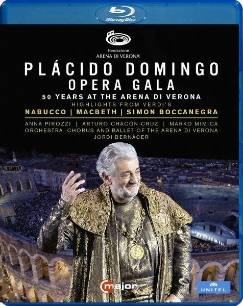 Opera Gala. 50 Years at the Arena di Verona (Blu-ray) - Blu-ray di Placido Domingo,Giuseppe Verdi