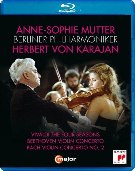Le quattro stagioni / Concerto per violino / Concerto per violino n.2 (Blu-ray) - Blu-ray di Johann Sebastian Bach,Ludwig van Beethoven,Antonio Vivaldi,Herbert Von Karajan,Anne-Sophie Mutter