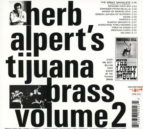 Volume 2 - CD Audio di Herb Alpert,Tijuana Brass - 2