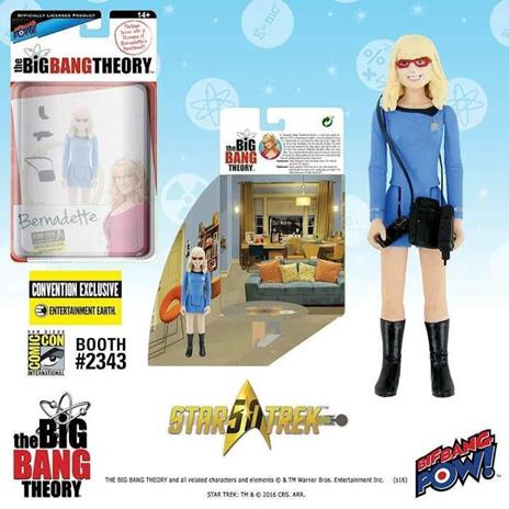 Bif Bang Pow! The Big Bang Theory Mini Figure With Diorama Set Star Trek Bernadette New - 2