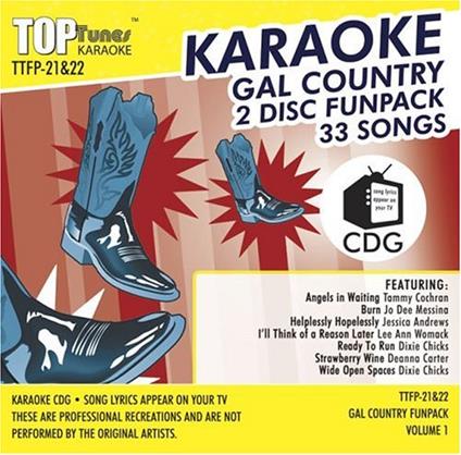 Karaoke: Gal Country Vol.1-39 Songs - CD Audio