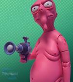 Toynami Futurama Action Figure Nudar
