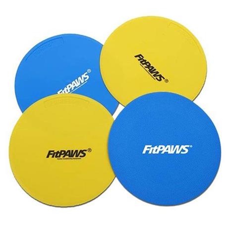 FitPAWS Target per Cani 4 pz Giallo e Blu - 2