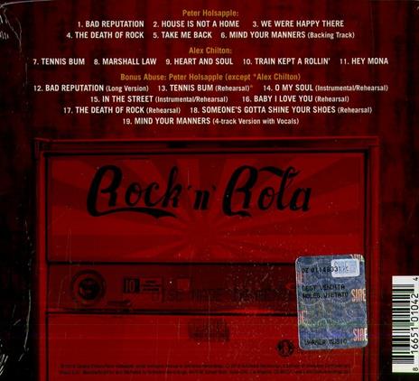 The Death of Rock - CD Audio di Alex Chilton,Peter Holsapple - 2