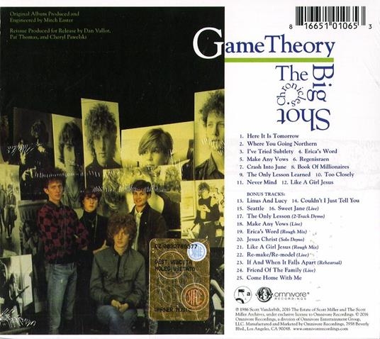 The Big Shot Chronicles - CD Audio di Game Theory - 2