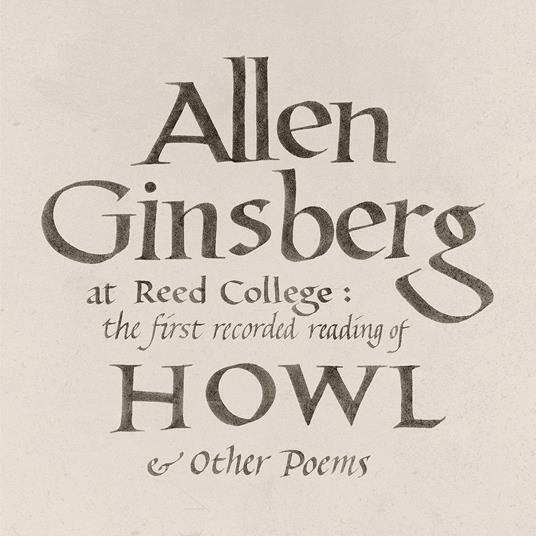 At Reed College. The First Recorded - CD Audio di Allen Ginsberg