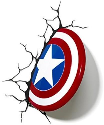 Marvel 3D LED Light Captain America Shield 3Dlight - 2