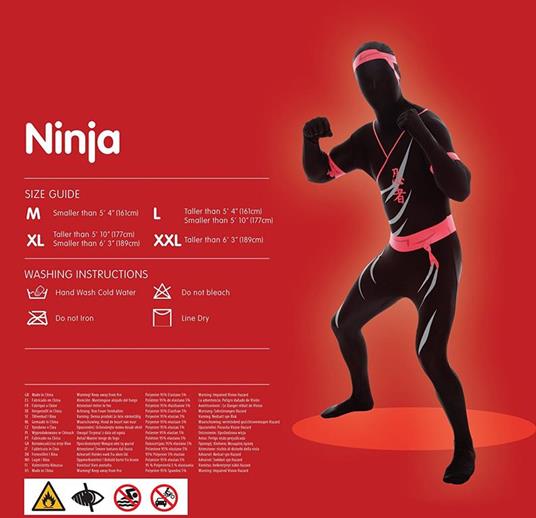 Costume Morphsuits. Ninja Xl - 6