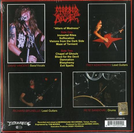 Altars of Madness - Vinile LP di Morbid Angel - 2