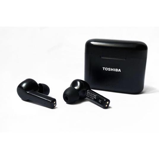 TOSHIBA RZE-BT1050EK - Cuffie Bluetooth intrauricolari True Wireless -  Cancellazione attiva del rumore - Custodia di ricarica - Nero - Toshiba -  TV e Home Cinema, Audio e Hi-Fi | IBS