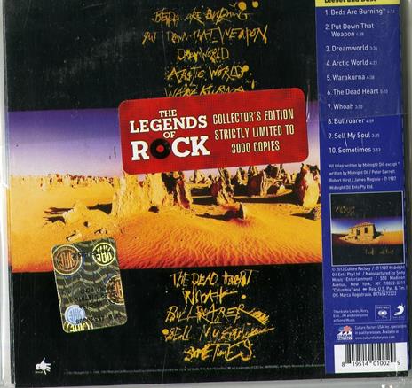 Diesel and Dust - CD Audio di Midnight Oil - 2