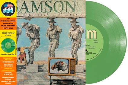 Shock Tactics (Ltd. Translucent Green Vinyl) (feat. Bruce Dickinson) - Vinile LP di Samson