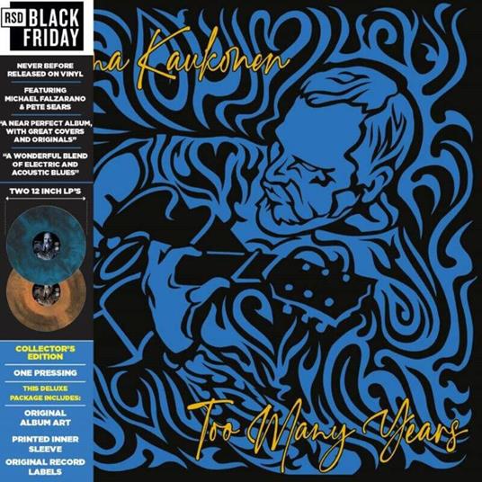 Too Many Years - Vinile LP di Jorma Kaukonen