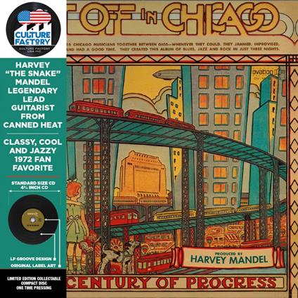 Get off in Chicago (Limited Black Poly.) - CD Audio di Harvey Mandel