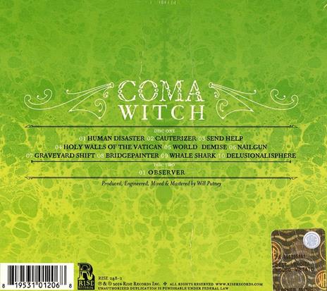 Coma Witch (2Cd Set) - CD Audio di Acacia Strain - 2